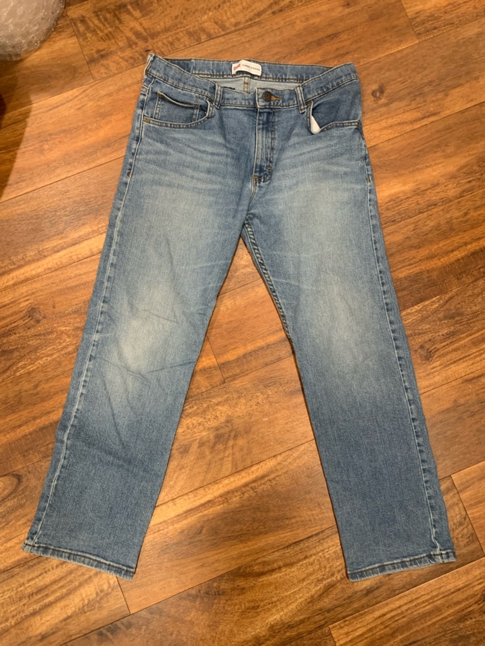 Trendy Wrangler® Boys Straight Fit Denim Jeans, Sizes 16 Husky Regular, Slim